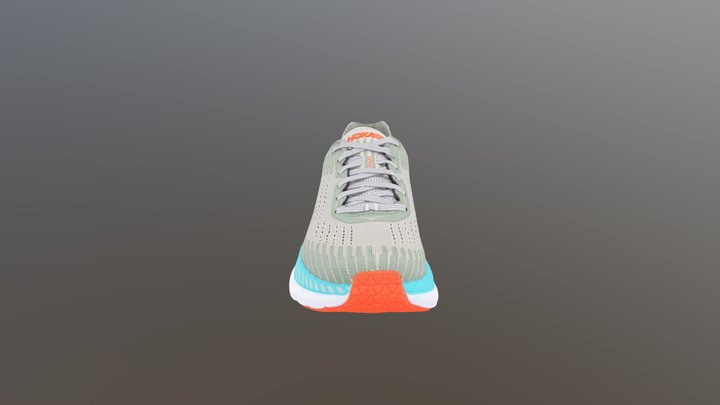 HokaOneGrey 3D Model