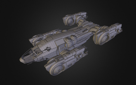 The Osiris - WIP ship, Star Citizen 3D Model