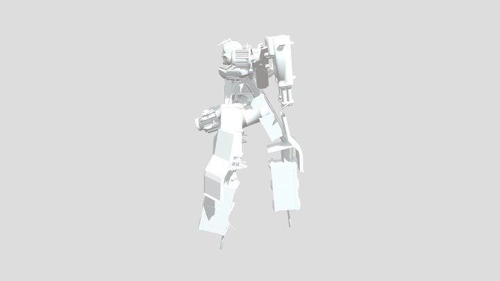 Upgraded Strider Toilet 3D Model