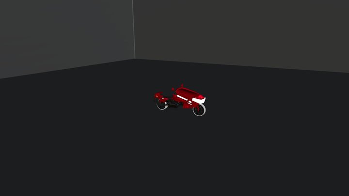 Hi Tek Motorcycle 3D Model