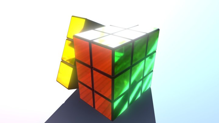 RUBIK'S CUBE 3D Model