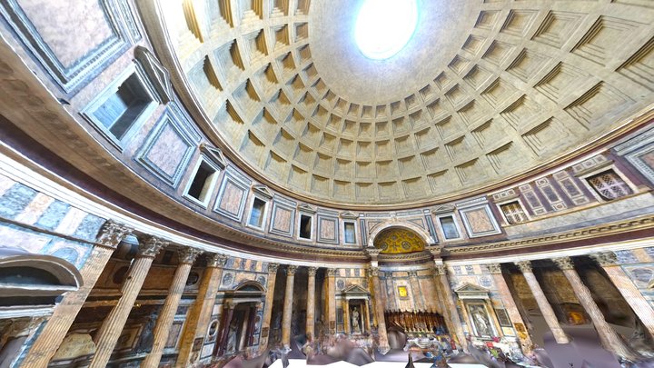 Pantheon, Rome 3D Model