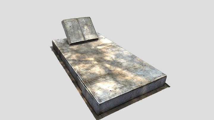 Dr. H. F. Roll Gravestone 3D Model