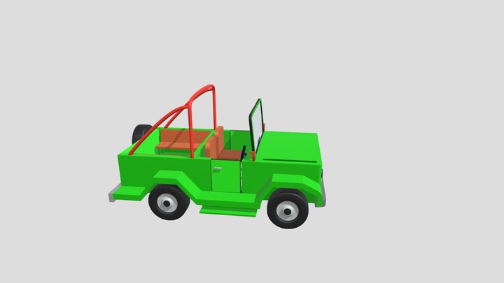 Low Poly Jeep