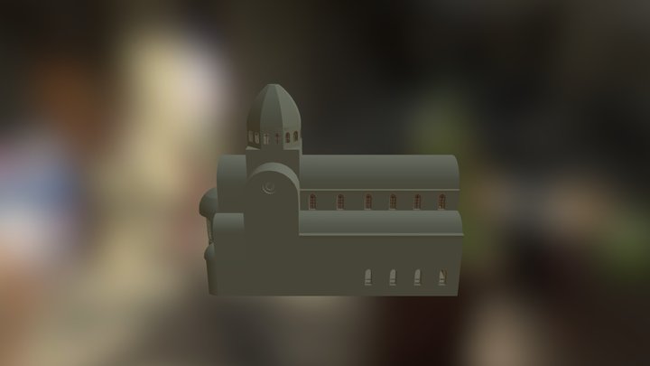Chuch Inside 3D Model