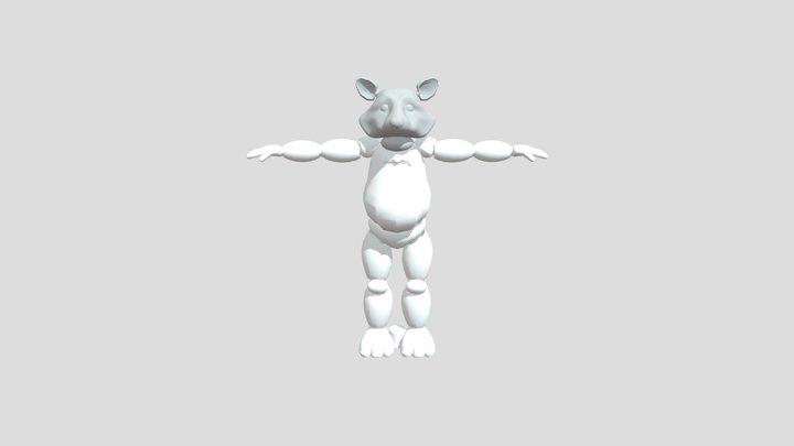FNAF Racoon 3D Model