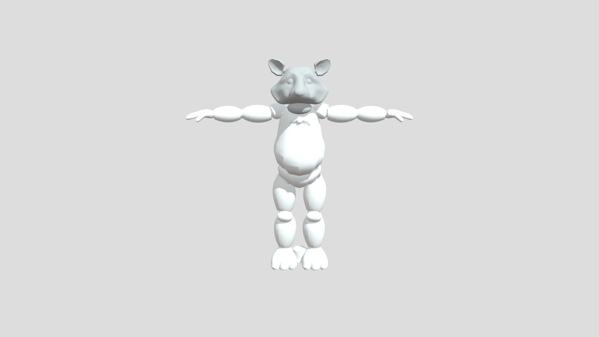 FNAF Racoon - 3D model by jrs1779 [fb42f32] - Sketchfab