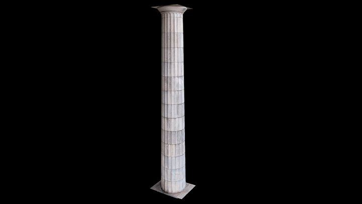 Columna Facultad de Derecho 3D Model