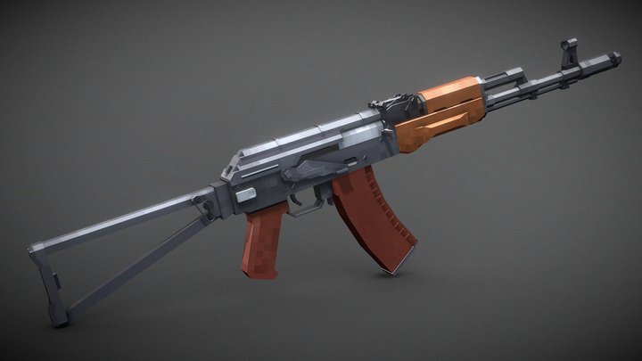 AKS74 3D Model