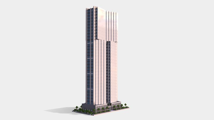 JoeSky 2 Tower | Building 34 3D Model
