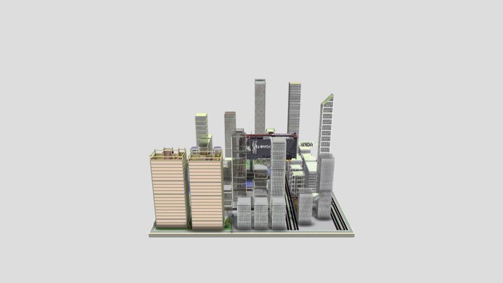 梦想家园，城市里的一盏灯 3D Model