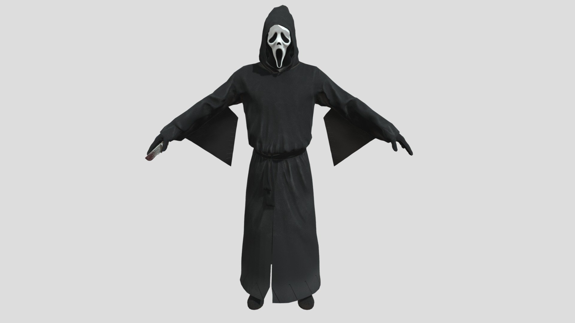 Ghostface Pngtuber Model for Twitch Streaming (Instant Download) 
