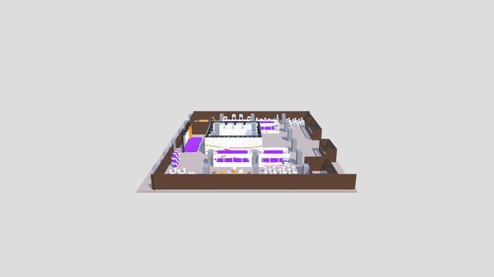 ProCheese hall (1 floor) 3D Model