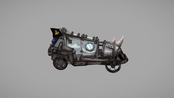 Final voiture Sketchfab 3D Model