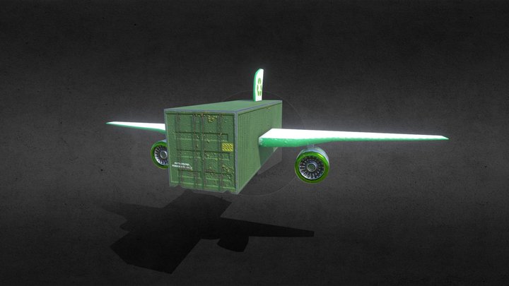 Cargo Plane 3D Model