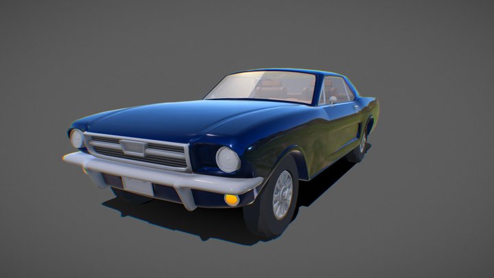 Mustang 288 3D Model