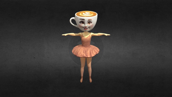 Ballerina_cappuccina_rigged_model 3D Model