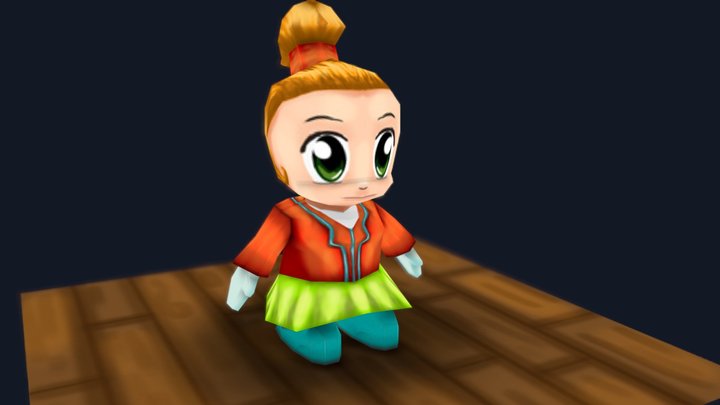My Little Star - Amy 3D Model
