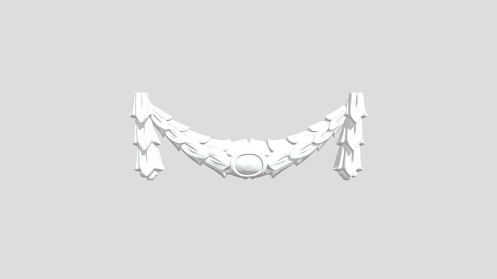 Decorative Garland Ornament 3D Model