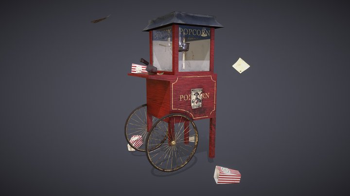 The Abandoned Circus 3D Model