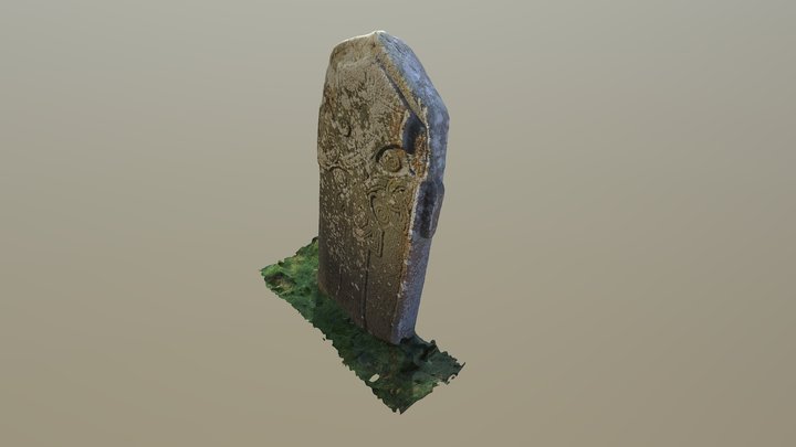 Fahan Slab Cross Donegal 3D Model