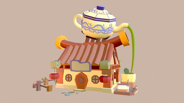 Teahouse (xyz homework Part 2) 3D Model