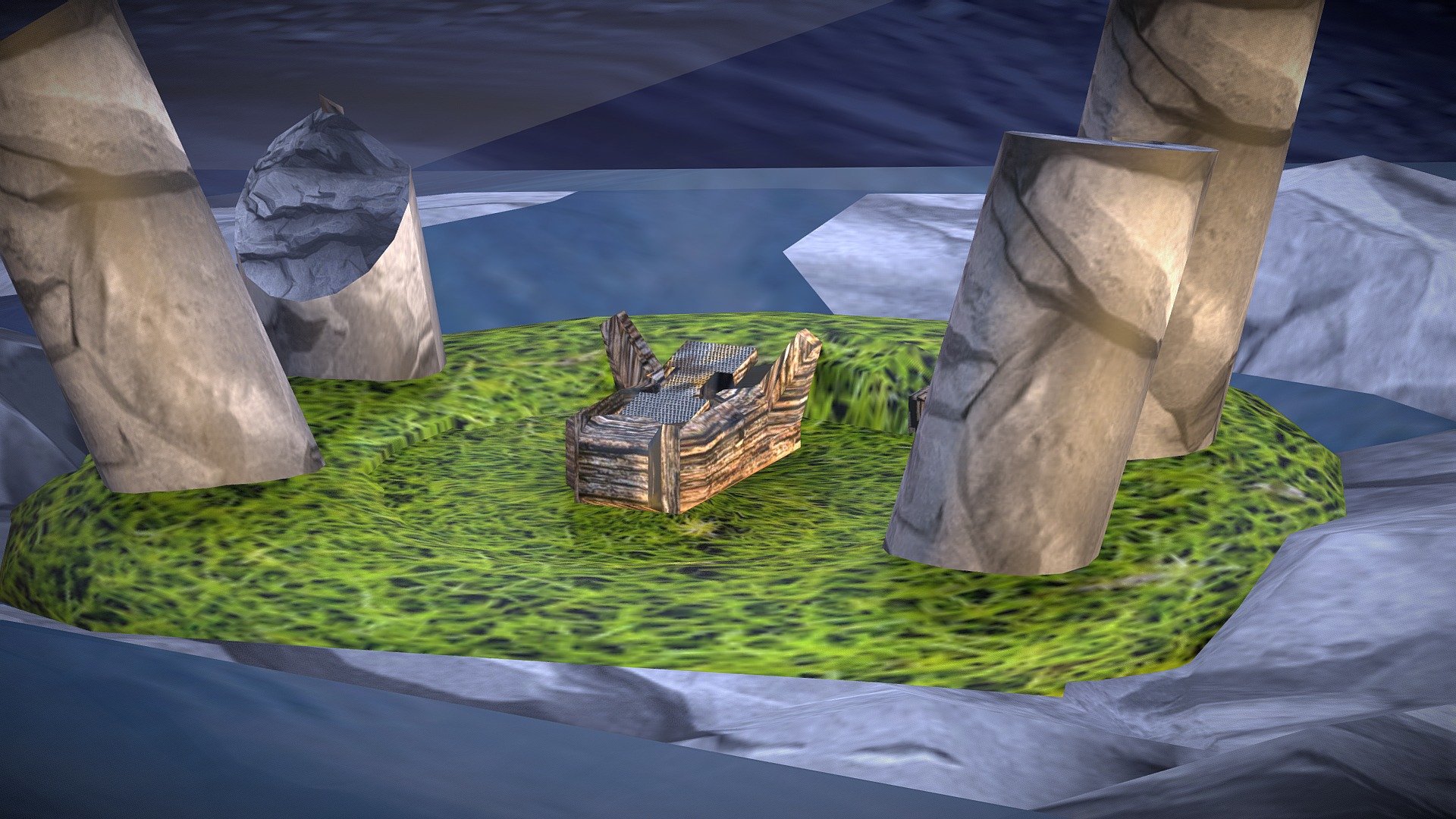 Jesse Island coffin