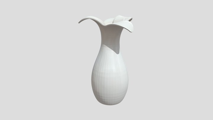 百合 3D Model