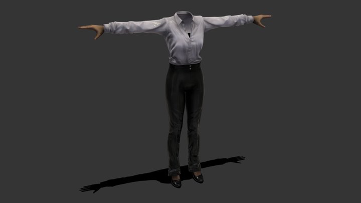Yakuza - Reina Suit (remeshed) – Modello 3D gratuito STL