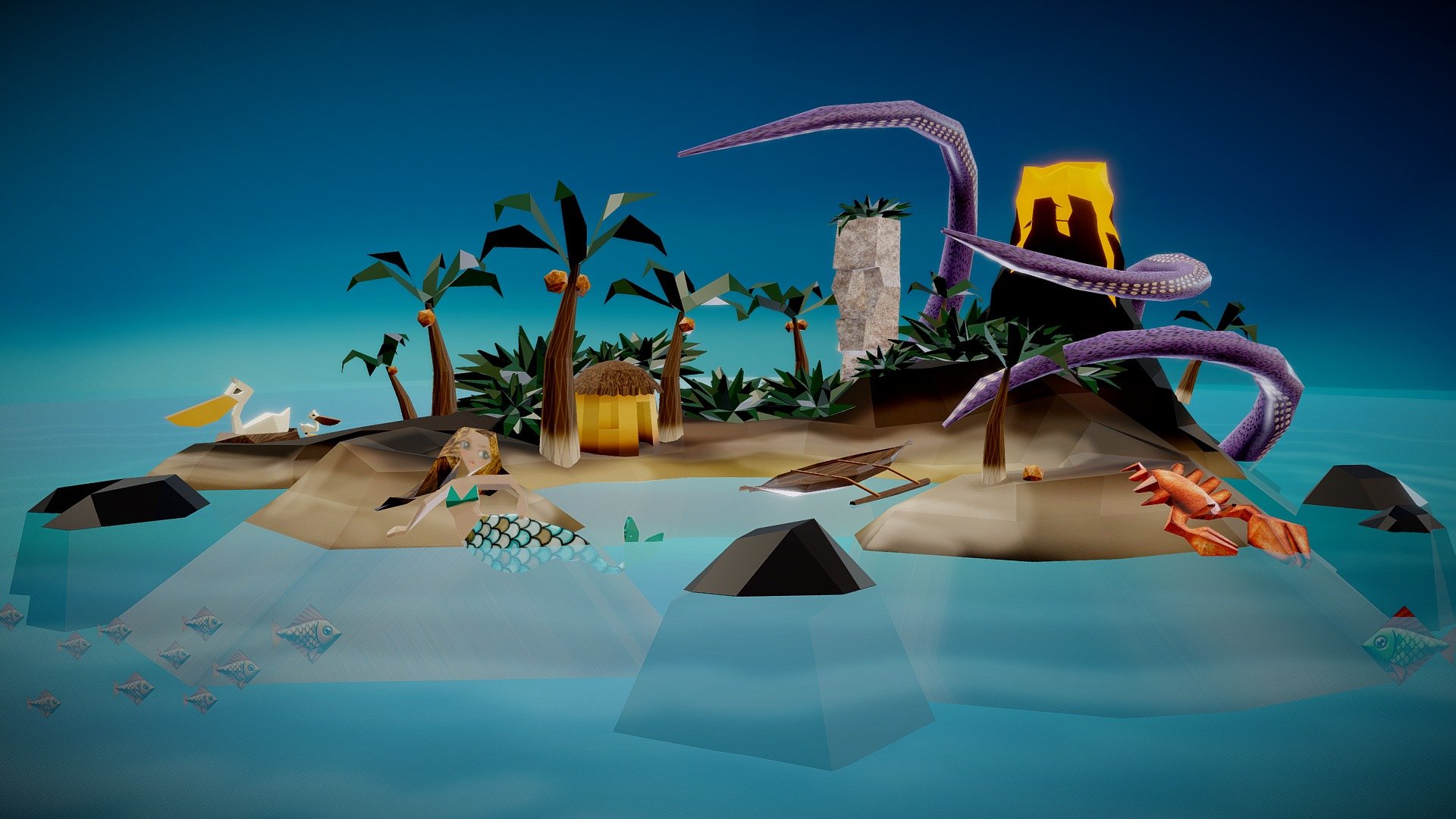 Unexpected Invader at Persephone's Island