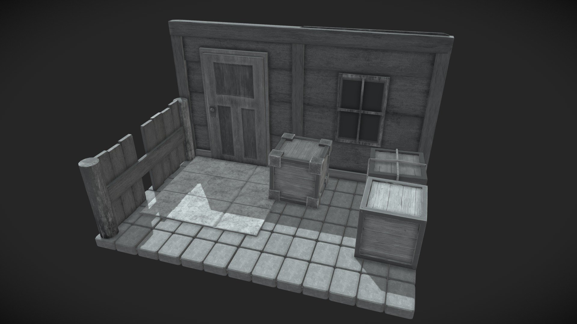 TrebleMakers Modular Assets_ Scene Population — Sketchfab embed 3D viewer