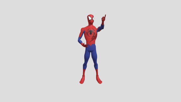 Spiderman Posado 3D Model