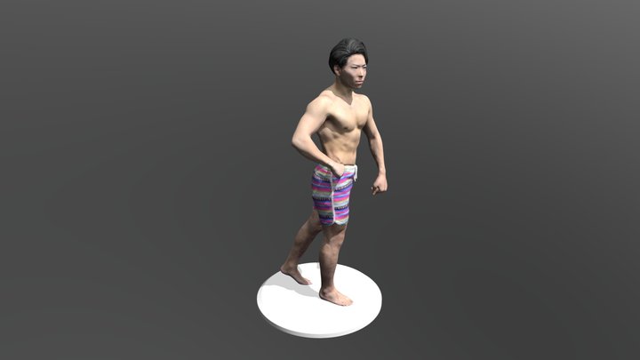かずきくん 3D Model