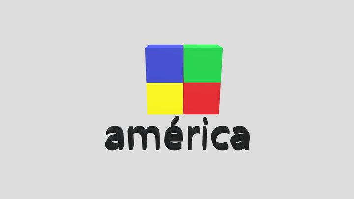 America Logo – Modello 3D gratuito STL