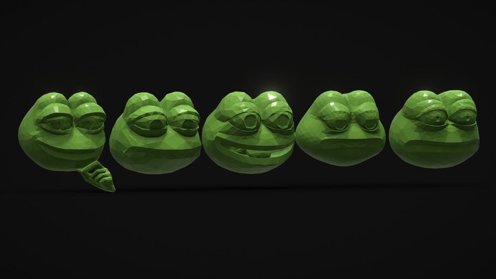 pepega - A 3D model collection by aph.gerbeth77 - Sketchfab