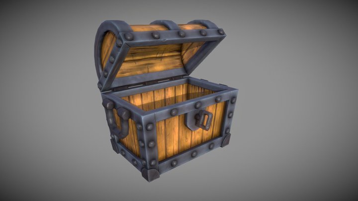 pirate treasure chest 3D Model