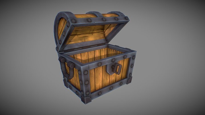 pirate treasure chest 3D Model