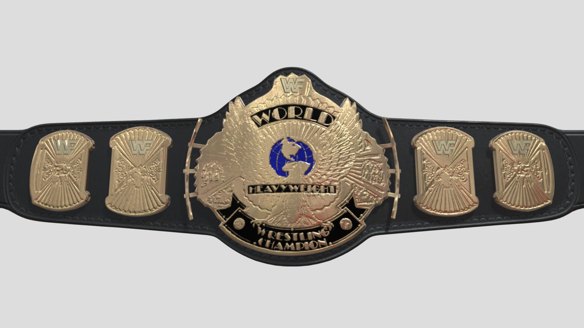 WWF - WORLD HEAVYWEIGHT CHAMPION '88-'98 - Download Free 3D model by ...