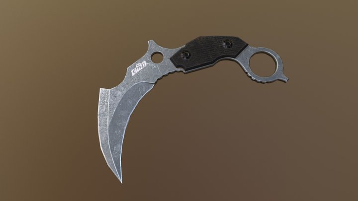 Karambit Knife 3D Model