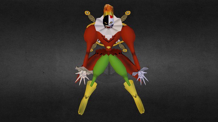 期中-A102082005-小丑皇 3D Model