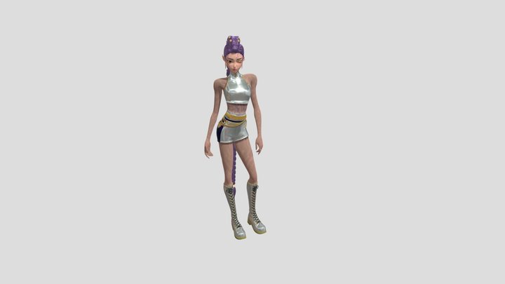 Rumi Golden Hair physics#2 – Kostenloses 3D-Modell STL