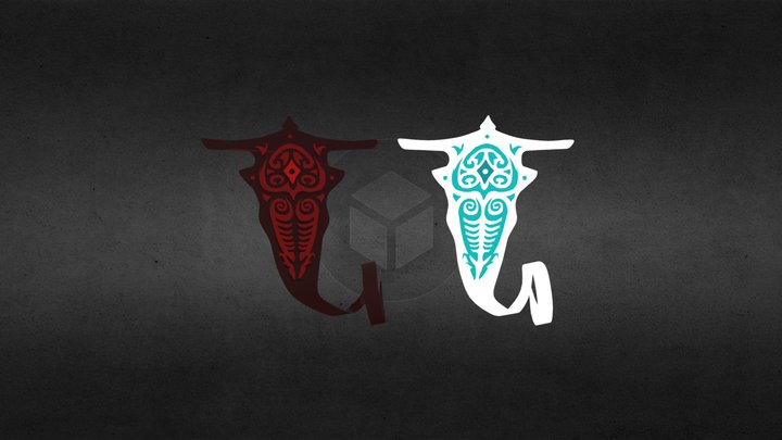 Raava and Vaatu 3D Model