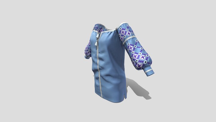 Female Russion Top 3D Model