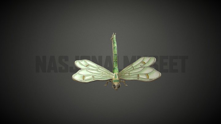 Libellenål 1876 3D Model