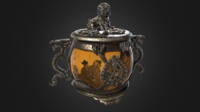 China 's ancient smoked furnace熏炉 3D Model