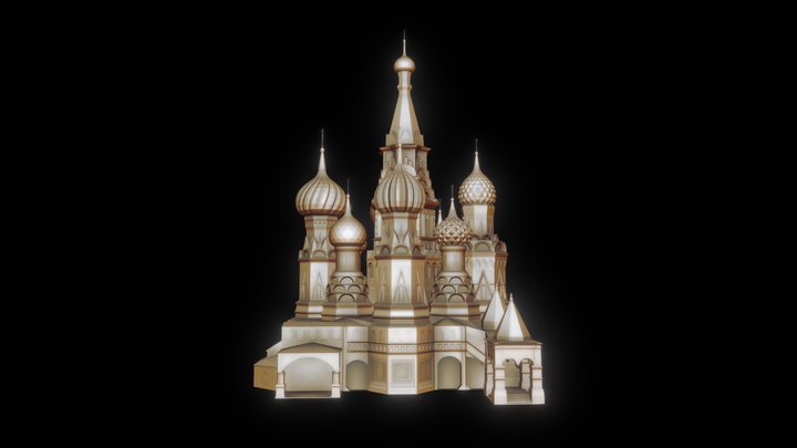 Saint Basil's Cathedral 3D Model 3D Model