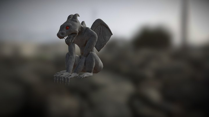 Journeyman Project Gargoyle 3D Model