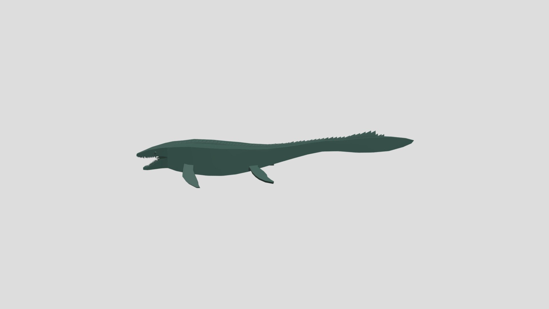 Dinosaurio (Mosasaurus) - 3D model by PoncedLeon [fb54202] - Sketchfab