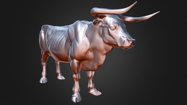 Bull antic 3D Model