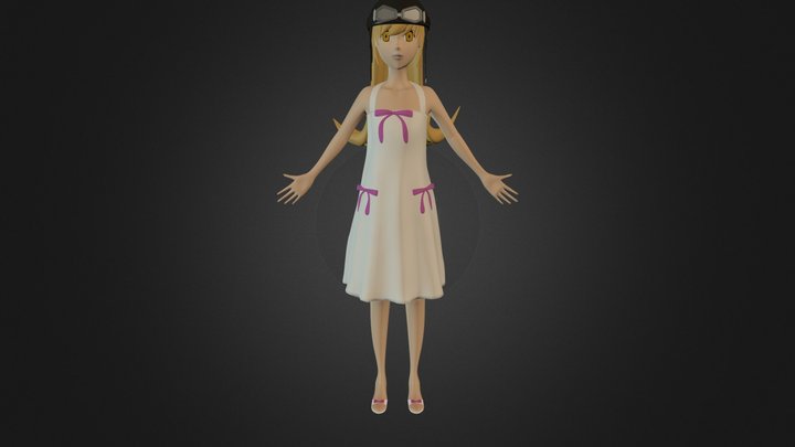 Shinobu Oshino 3D Model